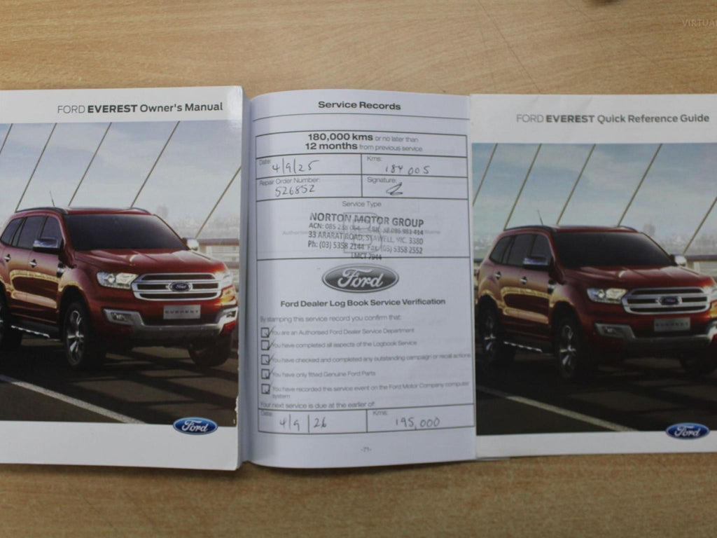 FORD EVEREST TREND UA MY17