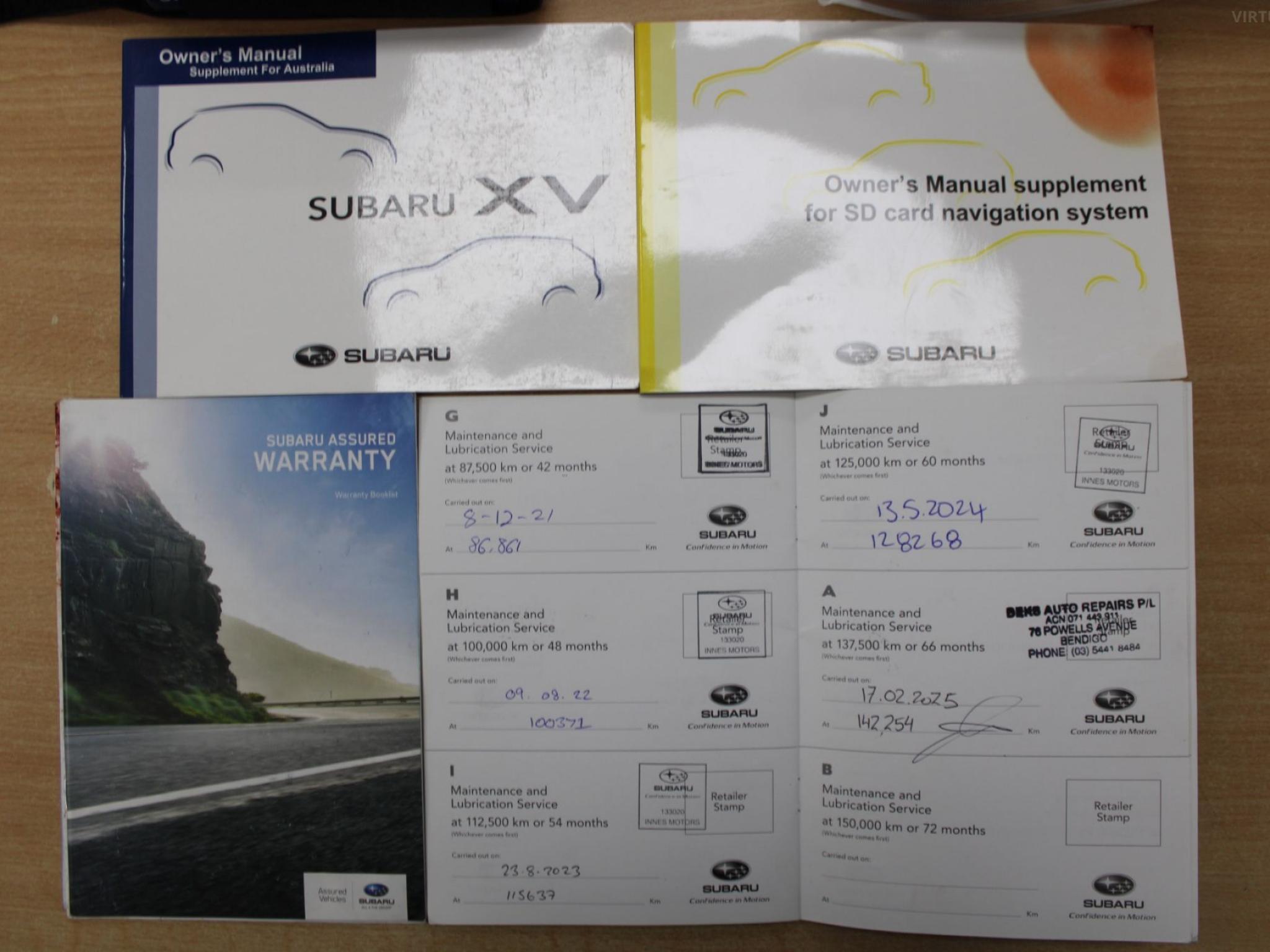 SUBARU XV 2.0I-S MY16